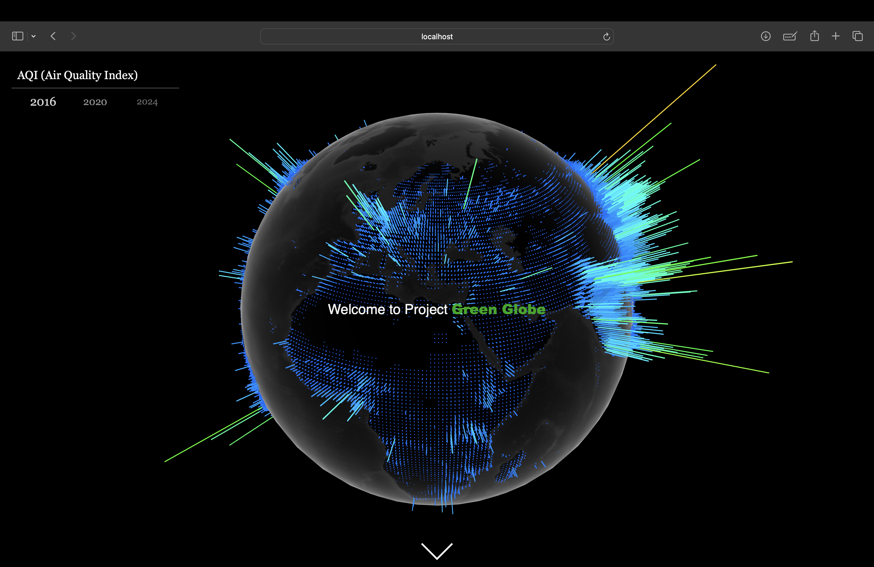 Green Globe project screenshot